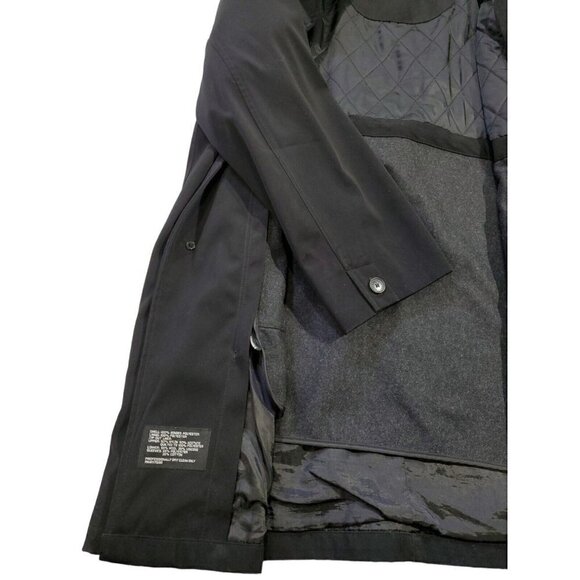 Calvin Klein Men's Black Zip-out Liner Coat Size 38R - Picture 9 of 12